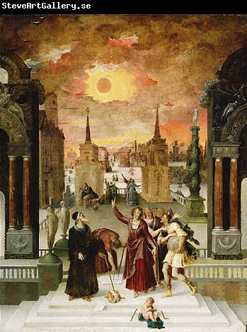 Antoine Caron Dionysius Areopagite and the eclipse of Sun